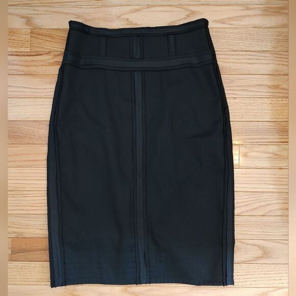 Robert Rodriguez ribbon trimmed pencil skirt size 4 - Picture 6 of 8